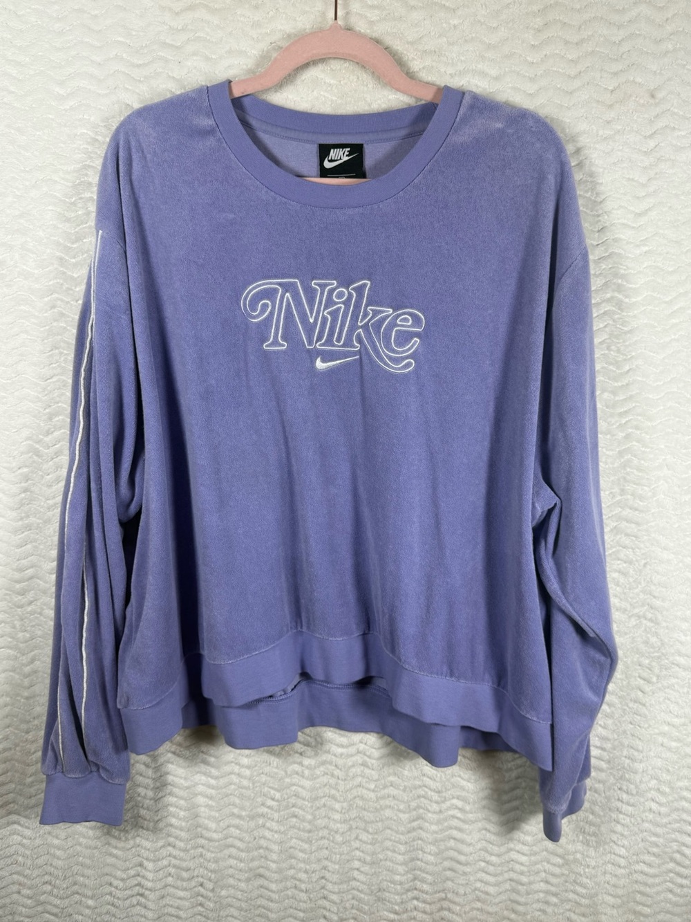 Nike Lavender Logo Crewneck Sweatshirt